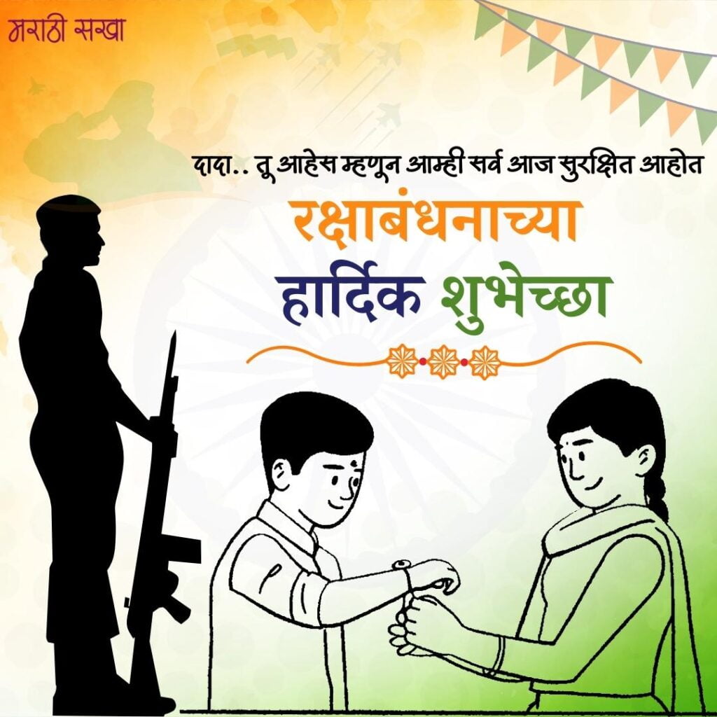 रक्षाबंधन शुभेच्छा मराठी | Raksha Bandhan Images Marathi
