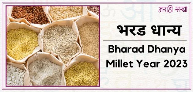 भरड धान्य | Bharad Dhanya | Millet Year 2023 | Marathi Sakha